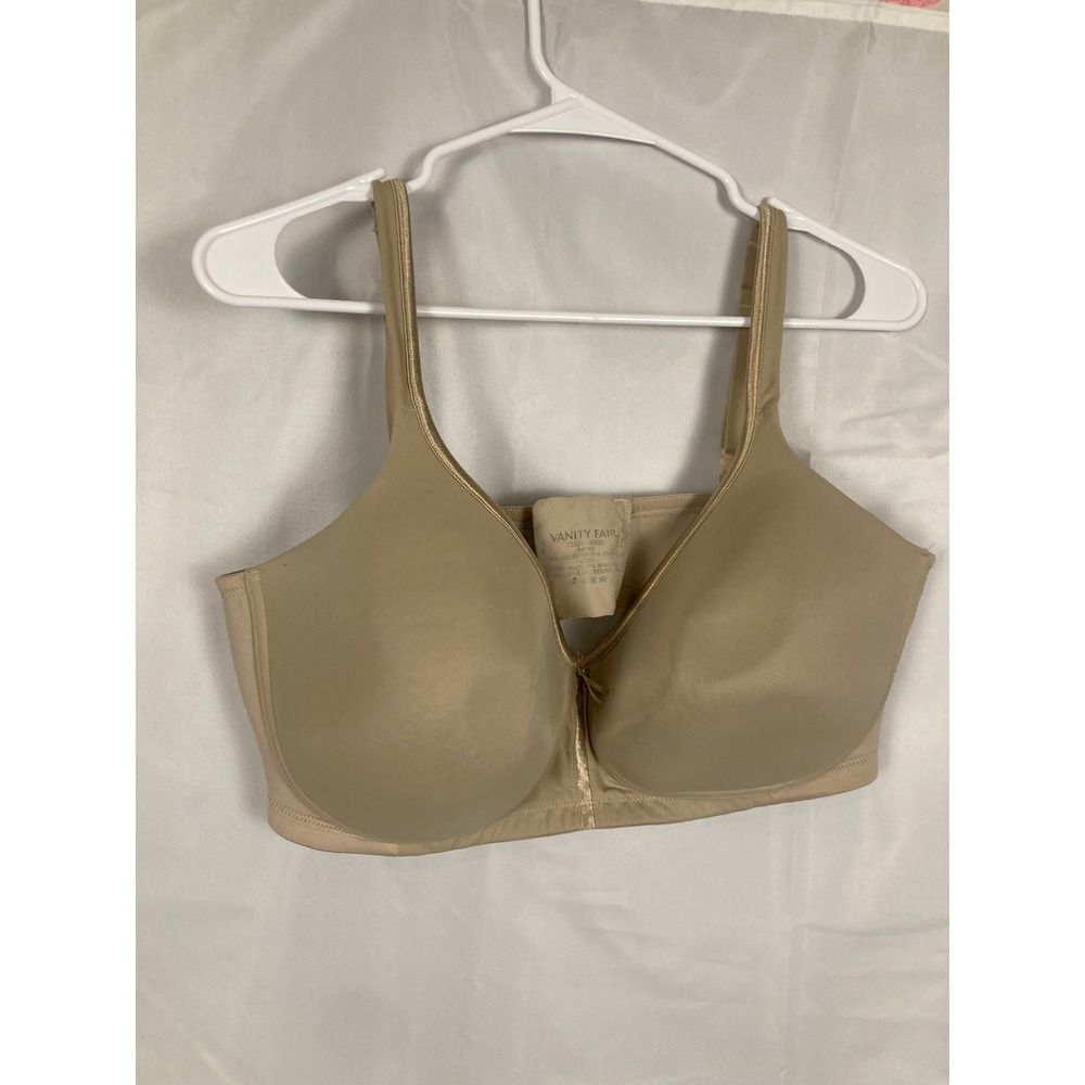 40 DD Vanity Fair Tan Wireless Full Figure Bra 72335